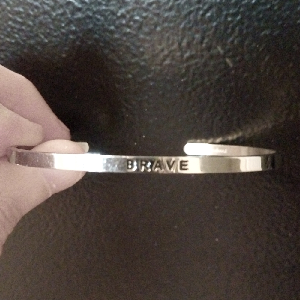 Silver toned bracelet